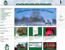 Tablet Screenshot of gut-conow.de